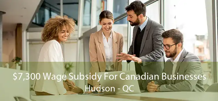 $7,300 Wage Subsidy For Canadian Businesses Hudson - QC